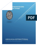 Geologia Estructural: Un Iversidad Nacional de Salta Sede Regional Tartagal