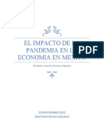 El Impacto de La Pandemia en La Economia en Mexico