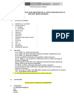 Plan de Contingencia Ante Desastres de La Institución Educativa #2027josè María Arguedas