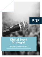 Digital Event Strategist Module 5 - Part 1