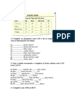 Can - exercicios novos