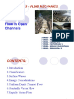 19M403 - Fluid Mechanics: Flow in Open Channels