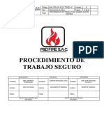 Procedimiento de Trabajo Seguro: P&D Fire S.A.C