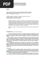 Scopus Journal Paper Formatting Guide | PDF | Language Arts & Discipline