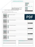 Auditoría 5S plantilla