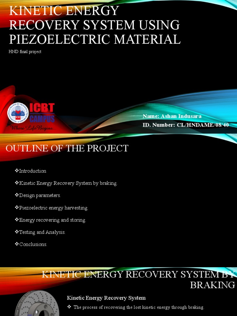 Energy Recovery System PDF