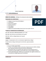 Koffi Thierry Flavien: Objectif General Domaines de Competence