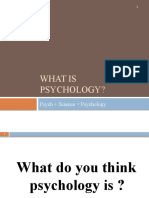 Psychology Slides Section E