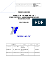 FV-PR-MA-01 Identificacion, Evaluacion y Seguimiento de Aspectos Ambientales Significativos Rev.2