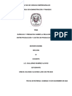 Actividad de Mic1 e 01 para 4ta Evaluación 02 2022 Relación Entre Producción y Costos de Producción