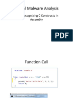 Practical Malware Analysis: CH 6: Recognizing C Constructs in Assembly