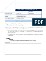 Ficha de Aplicación Del Estudiante - 3: Filosofía Y Pensamiento Crítico