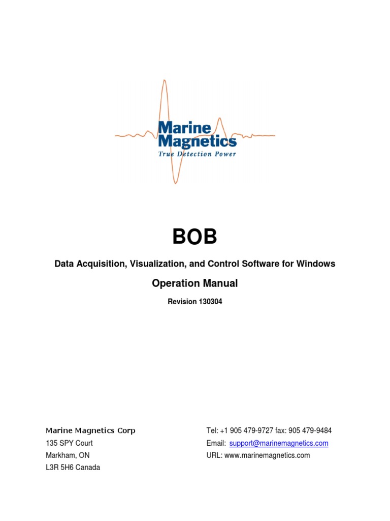 BOB Manual | Download Free PDF | Menu (Computing) | Magnetometer