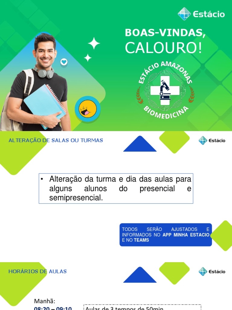 Boas-Vindas ao Calouro da Estácio | PDF, image size:768x1024