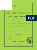 Monopole Universitaire: Jules Séverin