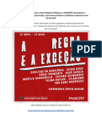 Release Ateliê397 - A Regra e A Exceção