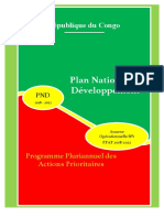 Plan National de Développement: République Du Congo