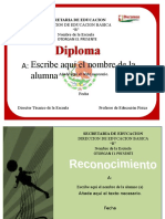 Diploma escuela educación básica