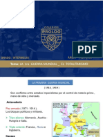 08 LA 1ra GUERRA MUNDIAL - EL TOTALITARISMO