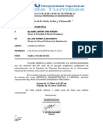 "Año de La Unión, La Paz y El Desarrollo: Facultad de Ciencias Económicas Escuela Profesional de Administración