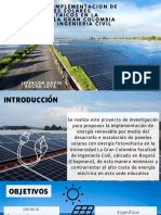 Proponer La Implementacion de Paneles Solares Fotovoltaicos en La Universidad La Gran Colombia Facultad de Ingenieria Civil