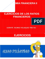 Economia Financiera Ii: Ejercicios de Los Ratios Financieros