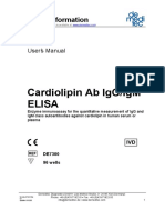 Cardiolipin Ab IgG/IgM ELISA Product Information
