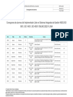 Cronograma de Alumnos Del Implementador Líder en Sistemas Integrados de Gestión HSEQ ISO 9001, ISO 14001, ISO 45001 ONLINE 2022 IV LIMA