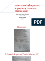 Microeconomía Ejercicios Impuestos Control Comercio