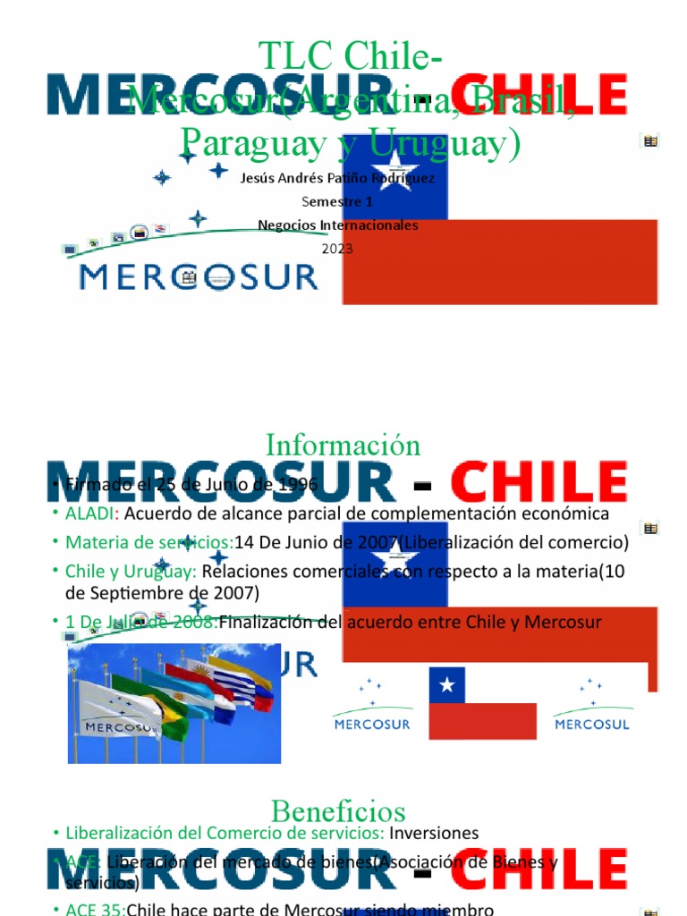 TLC ChileMercosur (Argentina, Brasil, Paraguay y Uruguay) PDF
