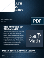 Delta Math Emerging Technology: Made By: Barry M Parker ITEC 7445