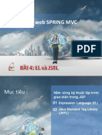 Lập trình web SPRING MVC: Bài 4: El Và Jstl