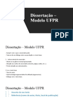 Dissertação - Modelo UFPR