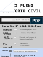 Iii Pleno Casatorio Civil: Casación #4664-2010-Puno