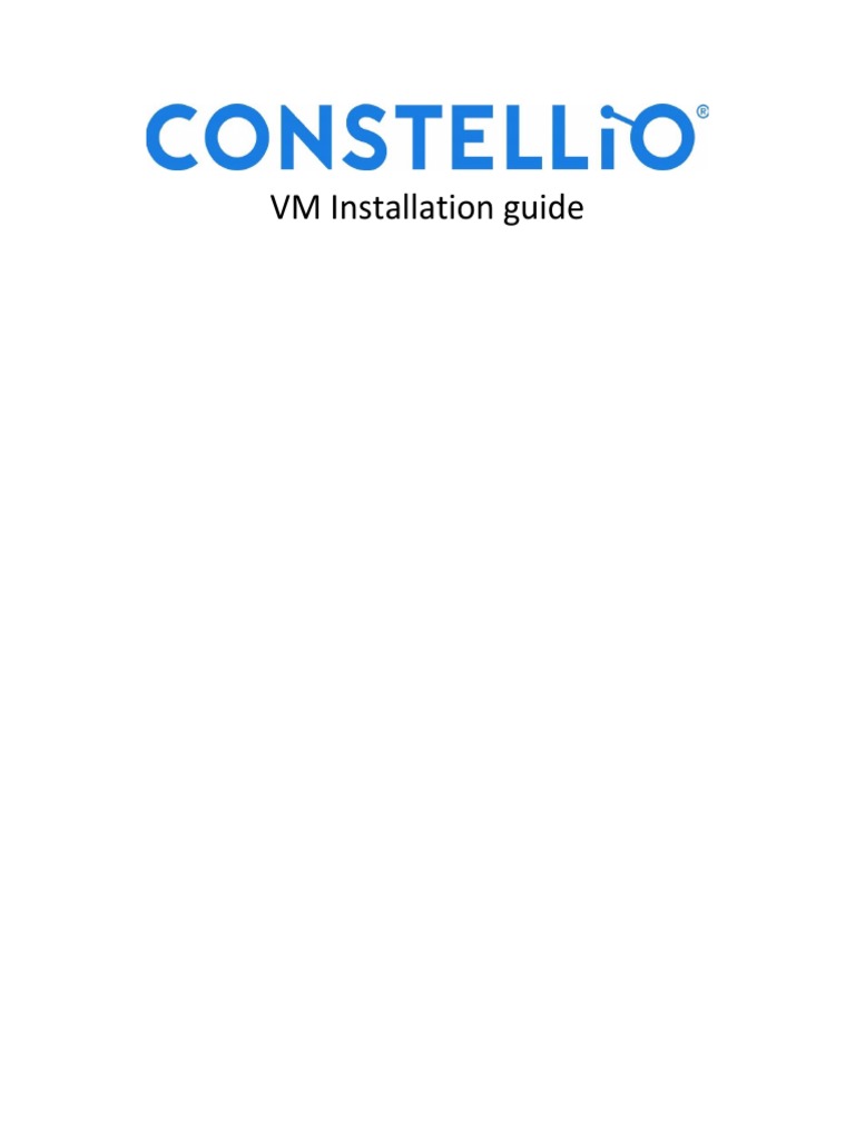 Constellio VM Installation Guide | PDF
