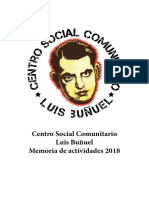 Memoria Anual CSC Luis Buñuel 2018