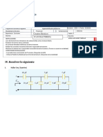 IV. Resolver Lo Siguiente: Circuitos Electricos Juan Diaz Pereda