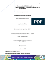 Elaborar El Sistema de Trazabilidad Teniendo en Cuenta La Estructura de La Red Geográfica y Tecnológica Definida Por La Organización