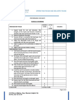 Surgical Scrubbing Preparatory Phase: Operating Room and Delivery Room