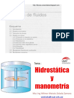 Sesion 4.1 Estatica de Los Fluidos (Hidrostatica)