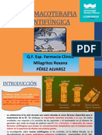 Farmacoterapia Antifúngica: Q.F. Esp. Farmacia Clínica Milagritos Roxana Pérez Alvarez