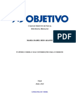 Trabalho de Redação - Literatura de Cordel - Maria Isabel Reis Arante