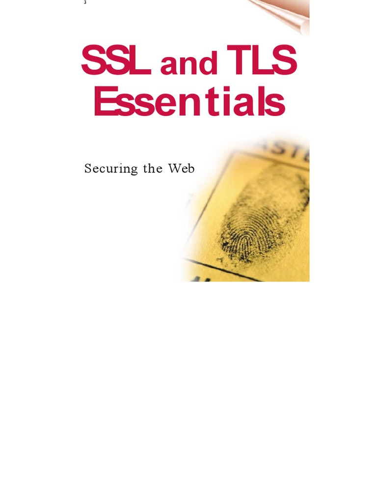 SSL/TLS Essentials for Web Security | PDF | Public Key Certificate ...