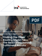 Finding The Order Routing Model For The Best Omnichannel Fulfillment Results