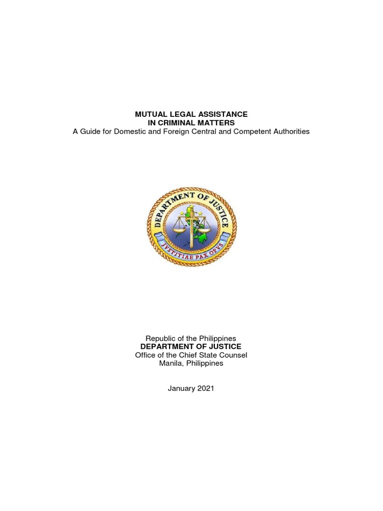 Guidelines On Mutual Legal Assistance in Criminal Matters PDF