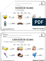 Cuadernillo Completa La Silaba Que Falta