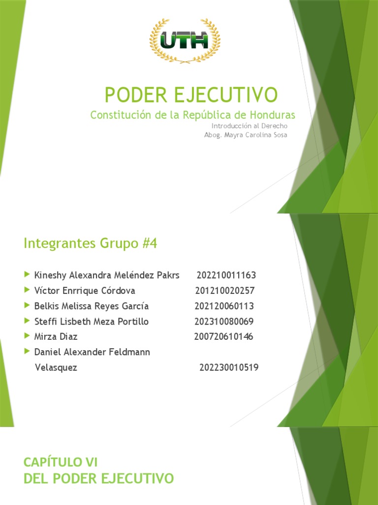 Constitución de La Republica de Honduras PDF Ministerio