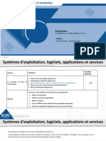 Module 1 - Séquence 3 - Systèmes D - Exploitation, Logiciels, Applications Et Services