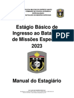 Estágio Básico de Ingresso Ao Batalhão de Missões Especiais 2023