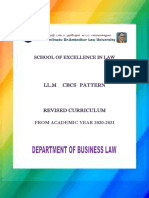 LL.M. SYLLABUS - BUSINESS LAw One